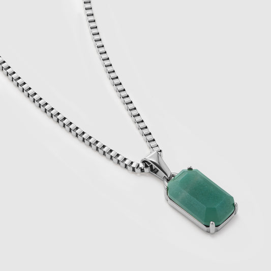 AVENTURINE GEM STONE (SILVER)