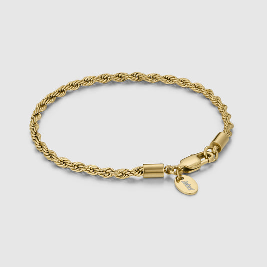 ROPE BRACELET (GOLD) 3MM