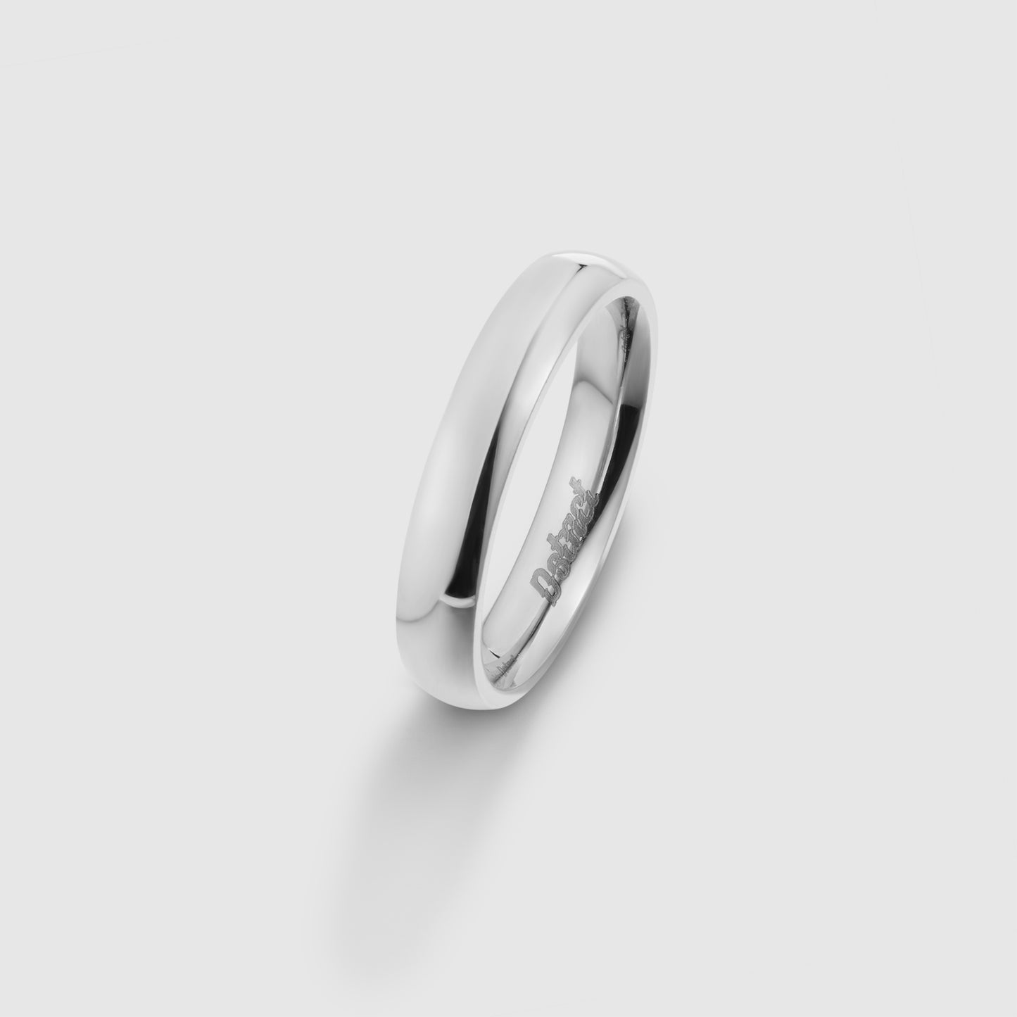 ROUND BAND RING (SILVER) 4MM