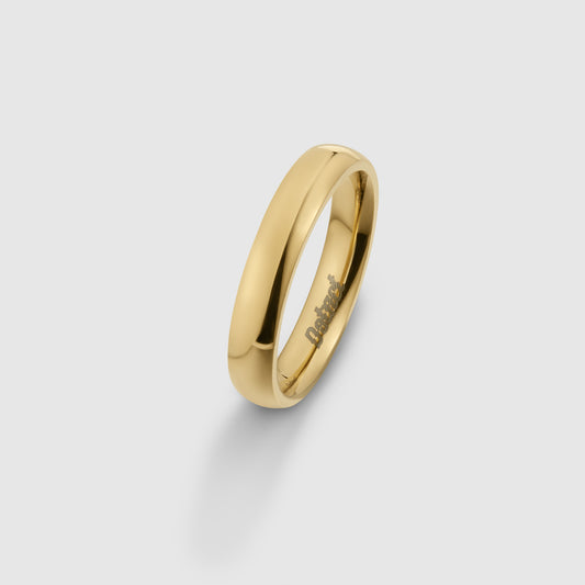ROUND BAND RING (GOLD) 4MM