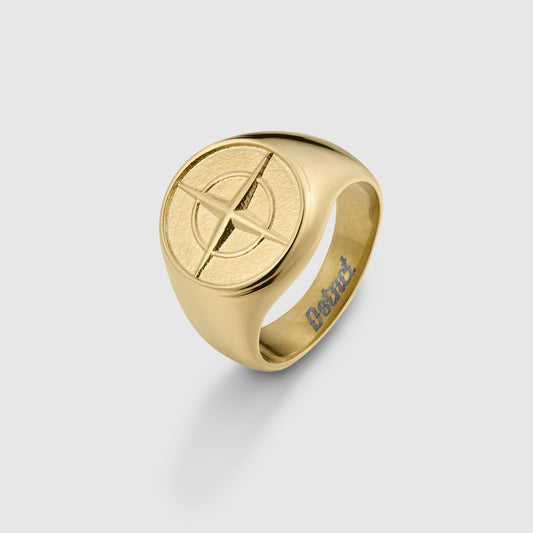 CROSSHAIR SIGNET (GOLD)