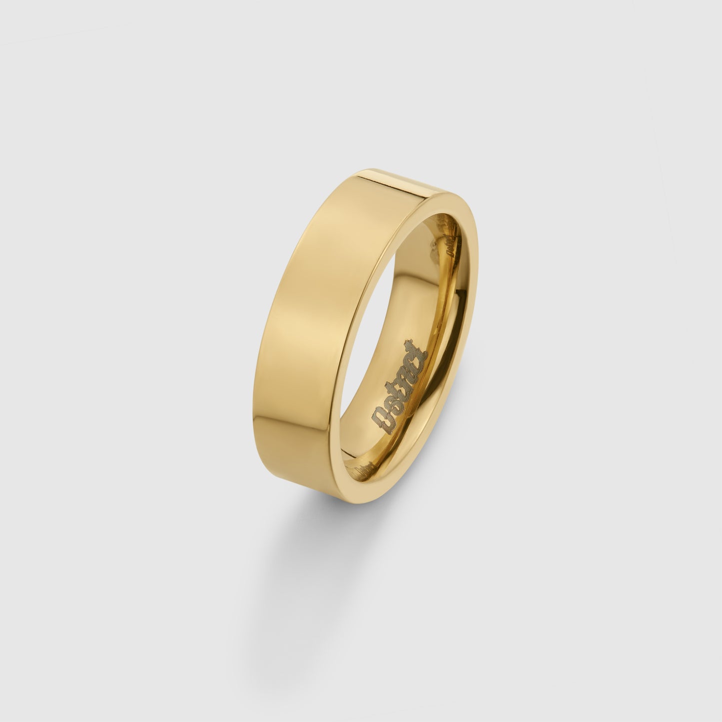 FLAT BAND RING (GOLD) 6MM