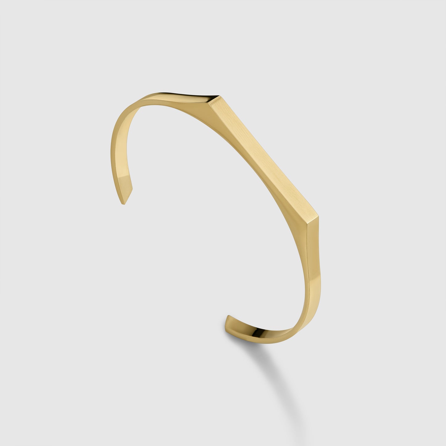 ANGULAR CUFF (GOLD) 5MM