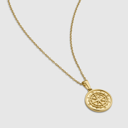 COMPASS PENDANT (GOLD)