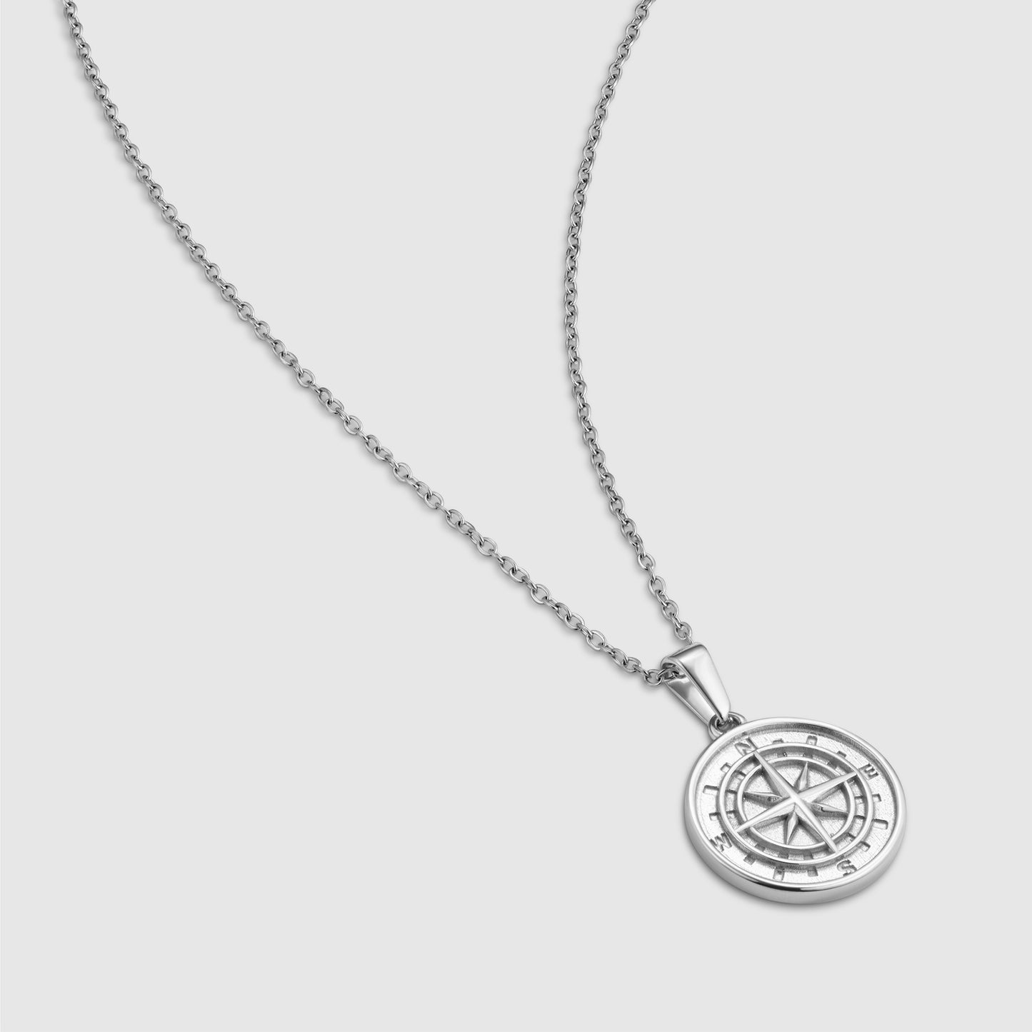 COMPASS PENDANT (SILVER)