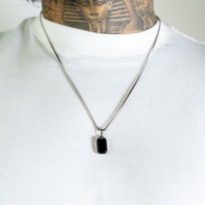 ONYX GEM STONE (SILVER)