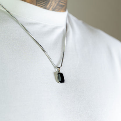 ONYX GEM STONE (SILVER)