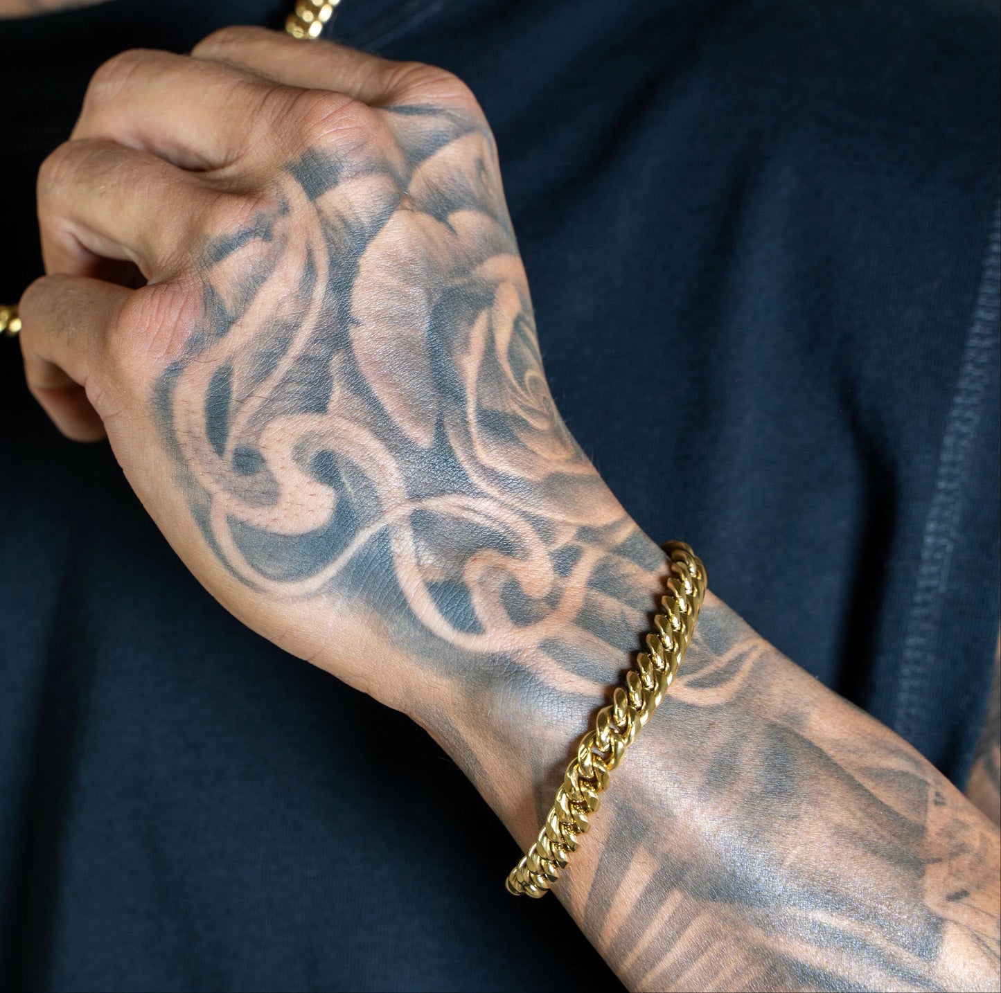 CUBAN BRACELET (GOLD) 8MM