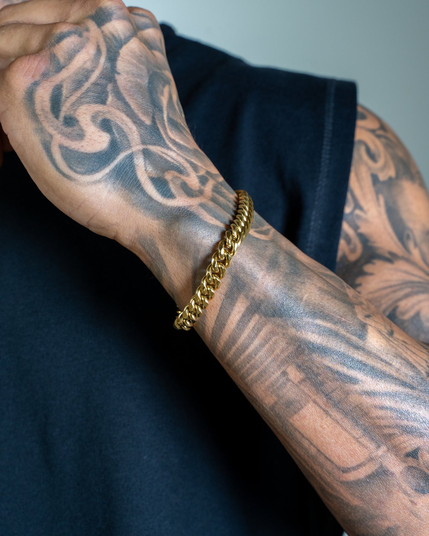 CUBAN BRACELET (GOLD) 8MM