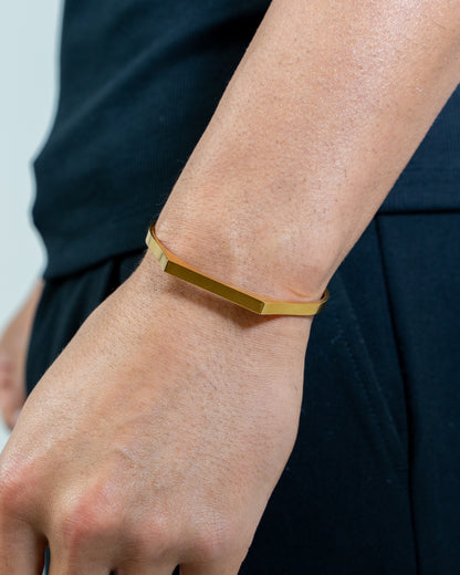 ANGULAR CUFF (GOLD) 5MM