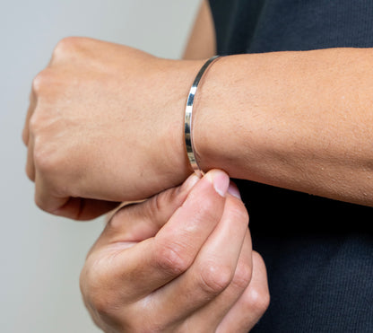 ICONIC CUFF (SILVER) 3MM