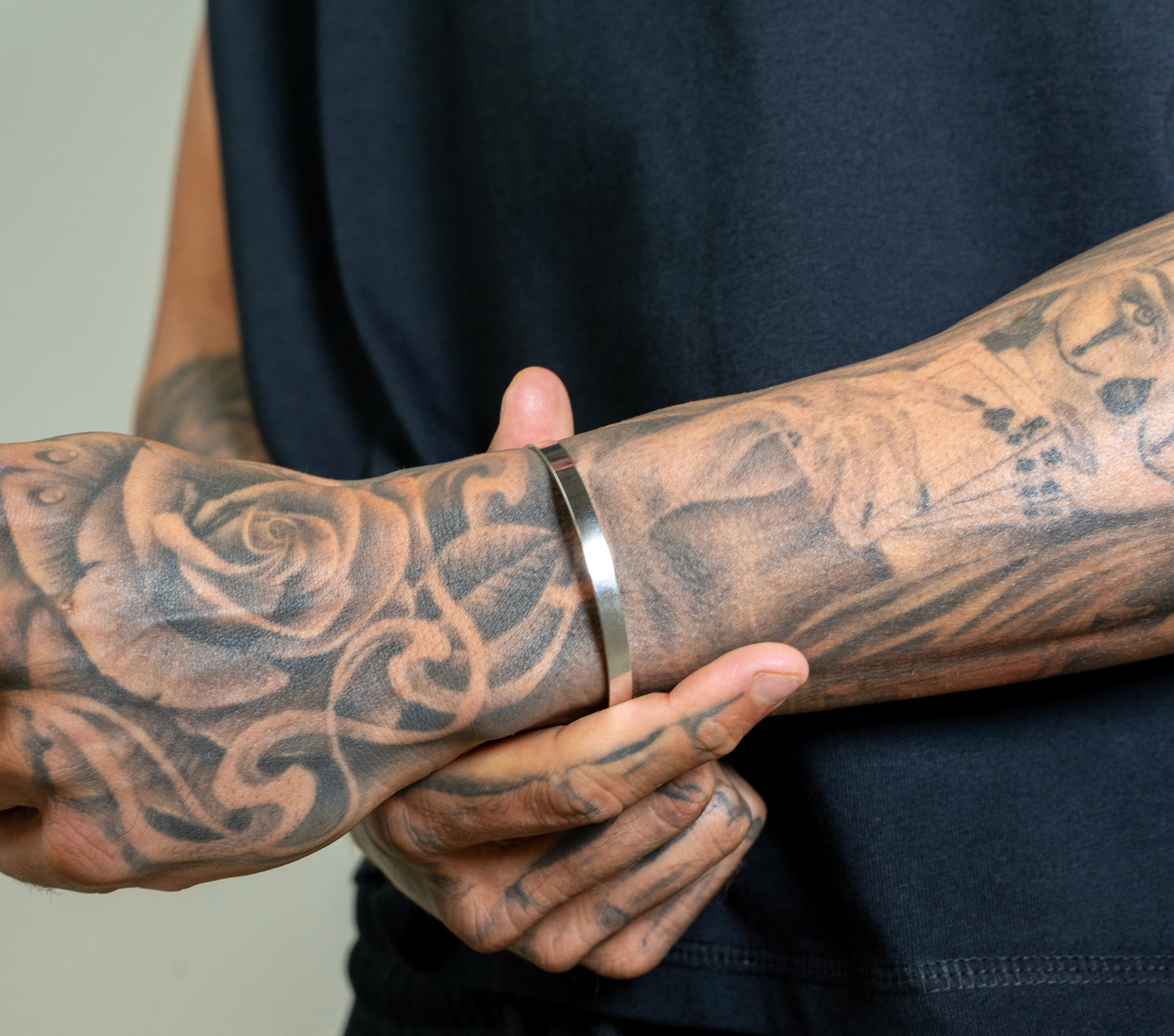 ICONIC CUFF (SILVER) 5MM