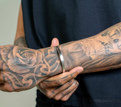 ICONIC CUFF (SILVER) 5MM