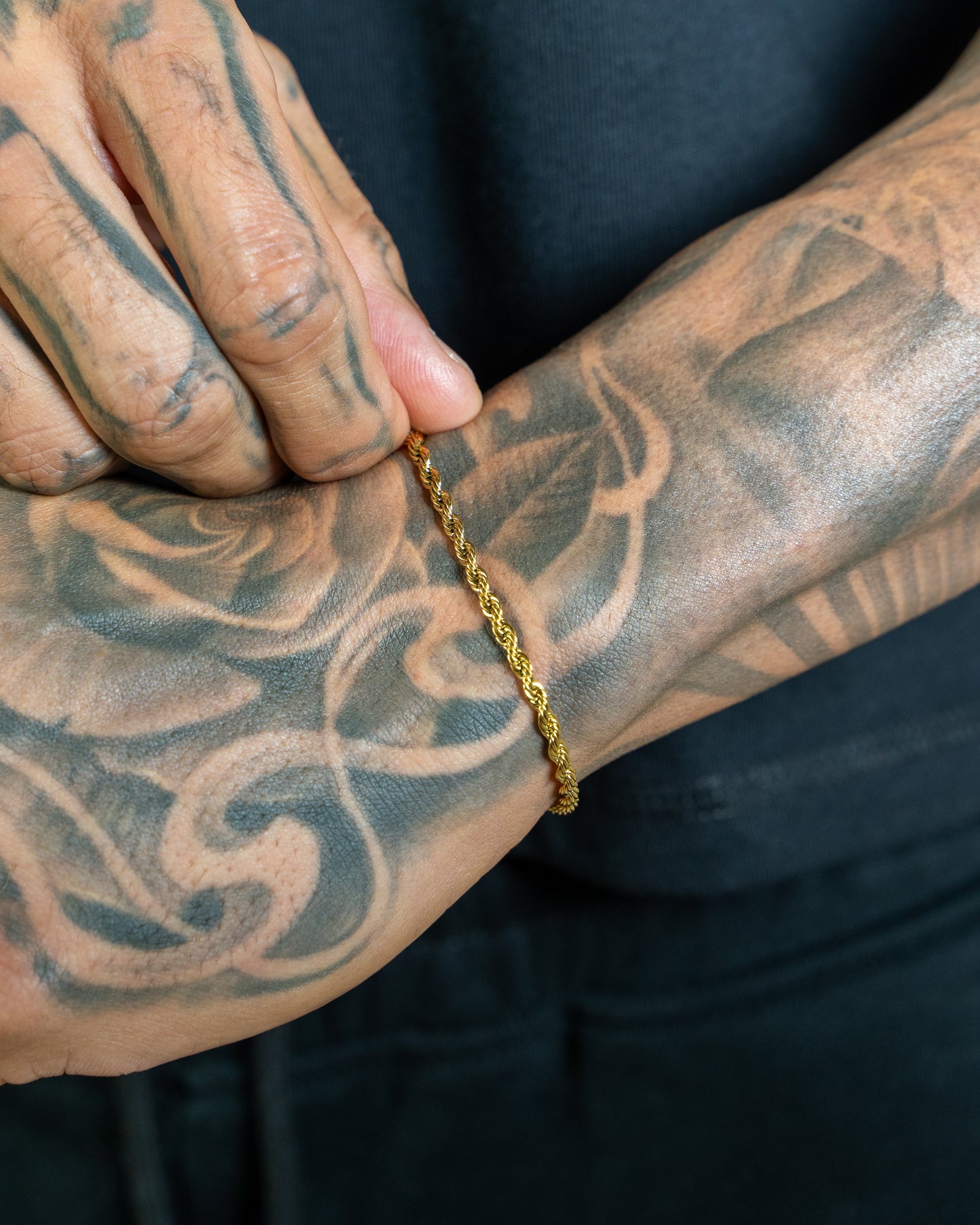 ROPE BRACELET (GOLD) 3MM