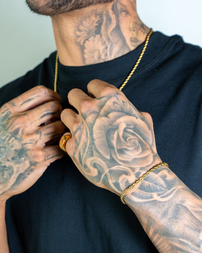 ROPE BRACELET (GOLD) 3MM