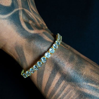 TENNIS BRACELET (GOLD) 5MM
