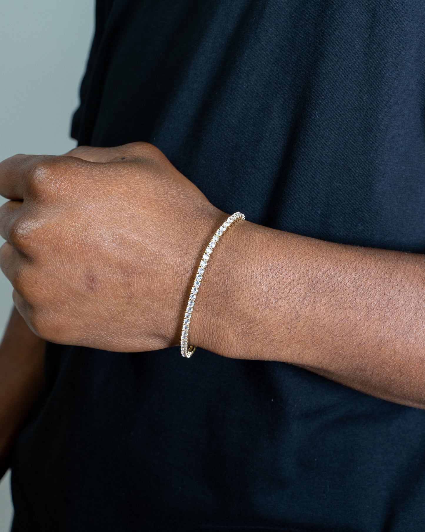 TENNIS BRACELET (GOLD) 3MM
