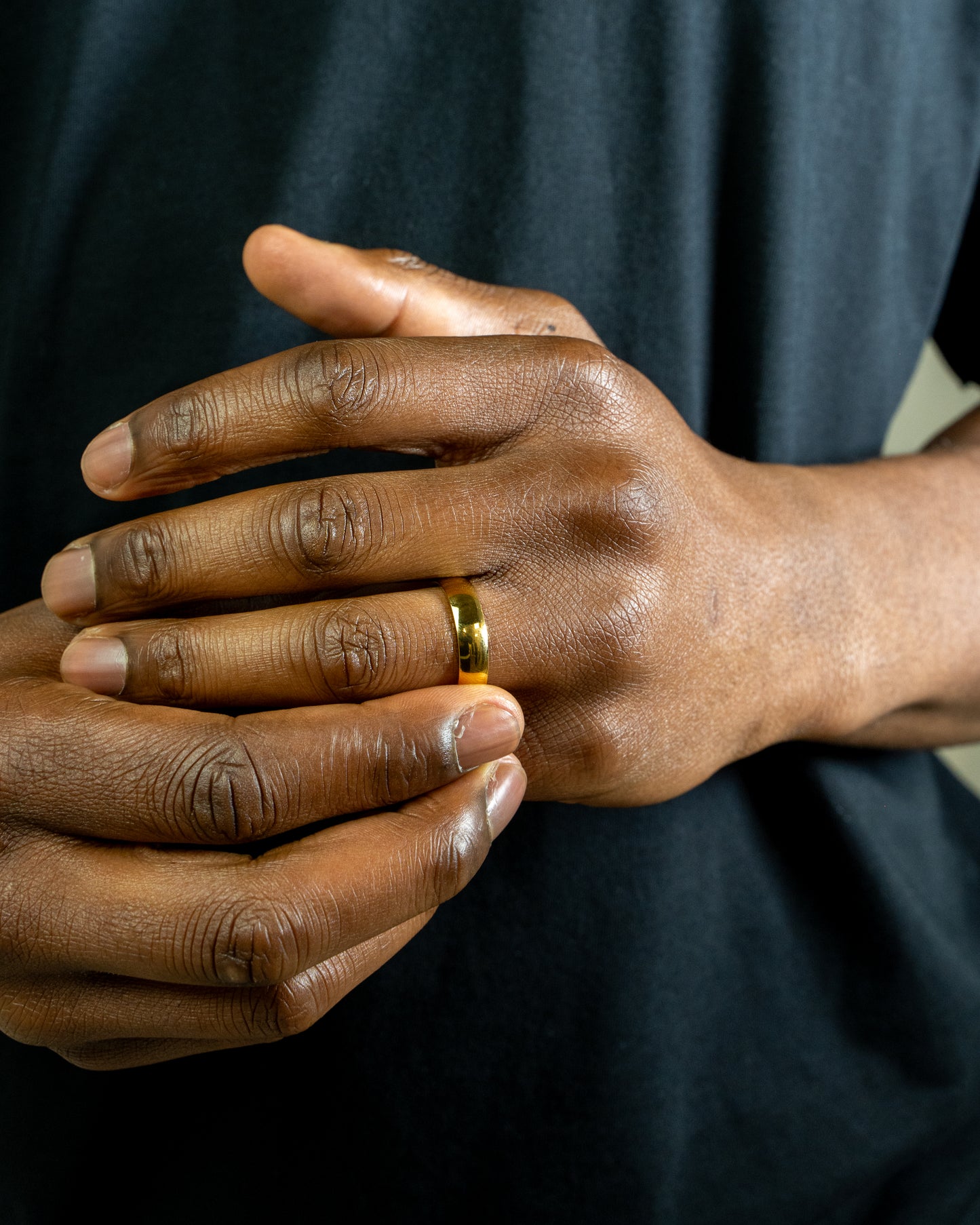 ROUND BAND RING (GOLD) 6MM