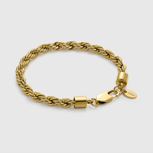 ROPE BRACELET (GOLD) 6MM